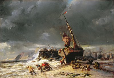 Low Tide by Eugene Isabey